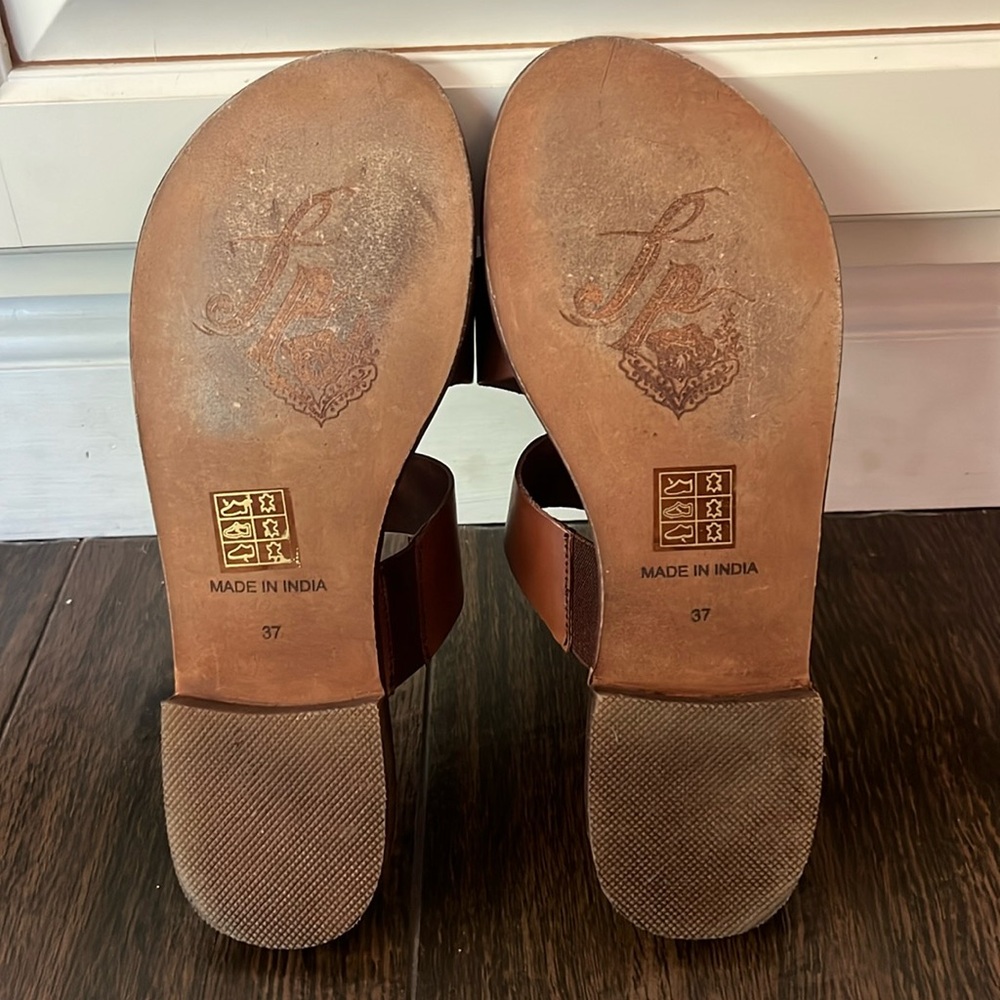 Worn once! Free People Abilene Leather Sandal - Picture 7 of 7